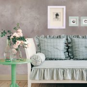 Peinture perle pour les murs: tendances de la mode dans la décoration intérieure