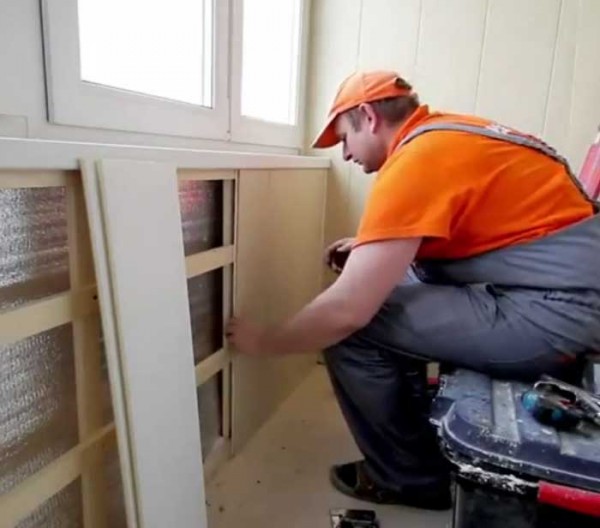 Finition et isolation du balcon