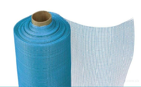 Maille en fibre de verre pour renforcer la chape en plâtre