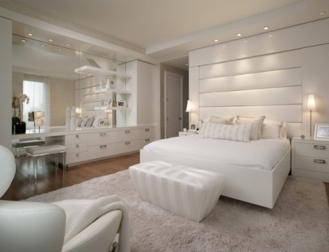 Chambre en blanc