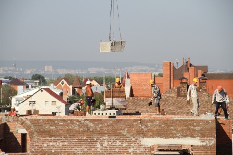 Préparation des travaux pour les maçons