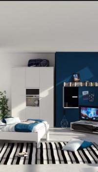 Style high-tech dans la chambre