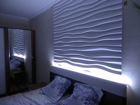 Panneau 3D pour la décoration de la chambre