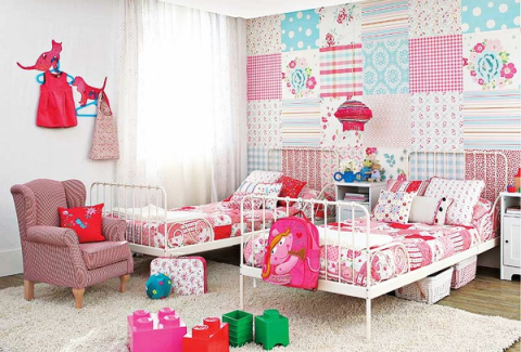 La décoration parfaite de la chambre des enfants.