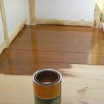 Peinture pour parquet avec peinture résistante à l'humidité