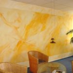 Silicate wallcovering sa sala