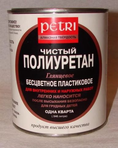 Vernis polyuréthane